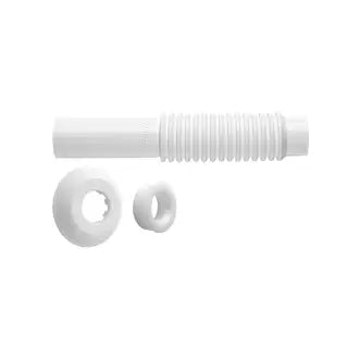Tubo Ligação Vaso Plástico Branco Blukit