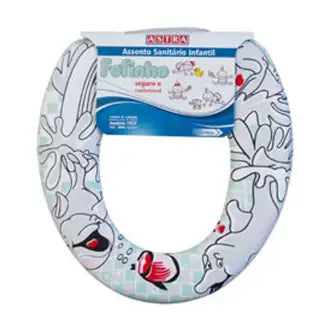 Assento Sanitário Adaptador Infantil Almofadado