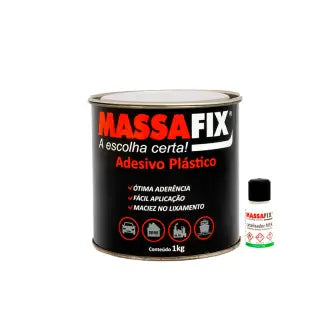 Massa Plástica Cinza Massafix 12X1000