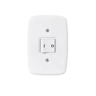 Interruptor 1 Bipolar Paralelo 2X4 10A Branco Pluzie
