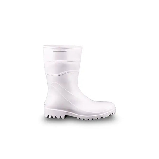 Bota Bracol Branco Pvc Cano Médio S/Forro 39