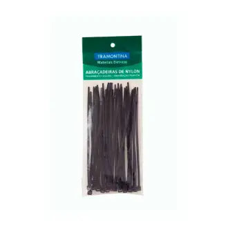 Abraçadeira Nylon 295Mmx4,6 Preto Tramontina C30