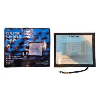 Refletor Led 150W Preto 6500K Oytron Bivolt