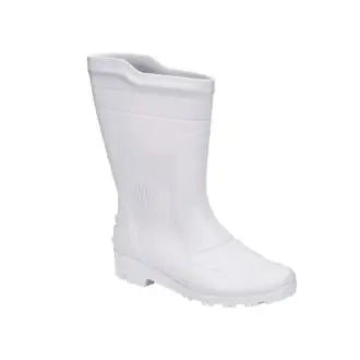 Bota Pega Forte Branca Cano Médio C/Forro 43 C3