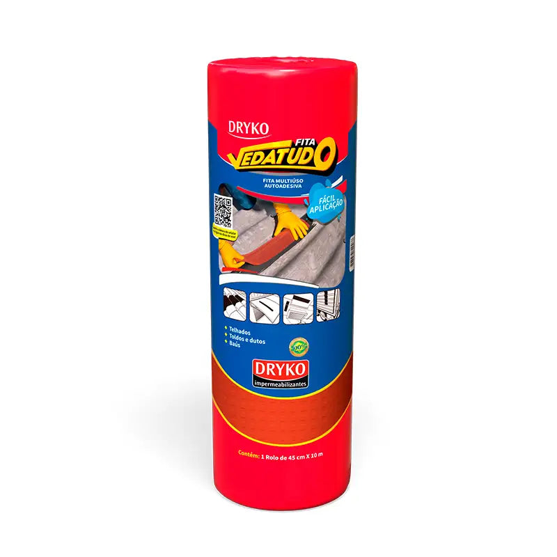 Impermeabilizante Fita 0,45X10M Vedatudo Terra Dryk