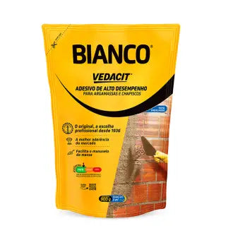Cola Chapisco 900G Bianco Pouch Vedacit