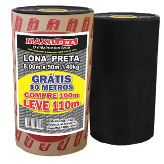 Lona Preta Maxilona 8X50 Ref.150 40Kg