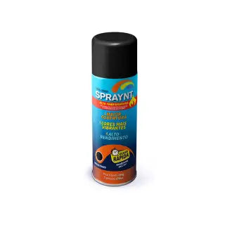 Tinta Spray Preto Fosco Alta Temperatura 6X350 Spraynt