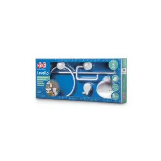 Acessório Banheiro 5 Peças Branco Herc