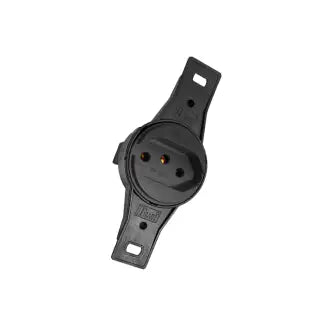 Tomada Condulete Redonda S/Placa 10A 2P+T Preto