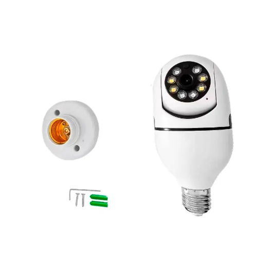 Câmera De Segurança Colorida Robô Lâmpada Led