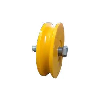 Rodízio Portão Nylon Maciça 2 1/2 "U"