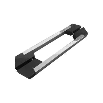 Puxador Porta Plano Inox Duplo 2X47x30