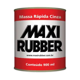 Massa Rápida Cinza Maxi Rubber 6X900ml