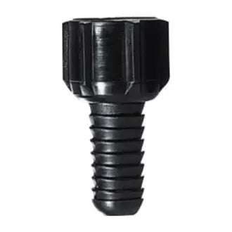 Bico Torneira Plástico Preto 1/2 Herc