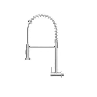 Torneira Cozinha Parede Metal Goumert Standard Escovado