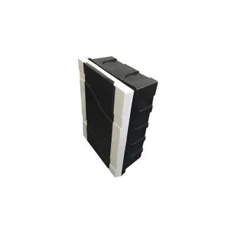 Quadro Disjuntor Pvc Embutir 8 Branco /6 Preto Thompson
