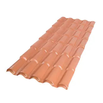 Telha Pvc Colonial 230X86 Marrom Afort