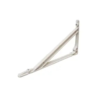 Suporte Prateleira 30Cm Branco Mão Francesa Plástico Thompson
