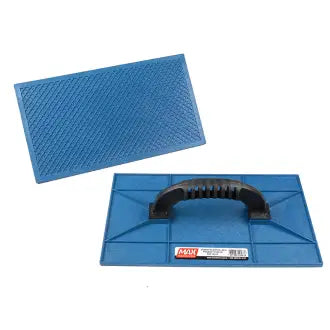 Desempenadeira Plástica Frisada 17X30 Azul C6