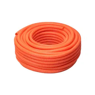 Mangueira Corrugada 3/4X50m Laranja Krona