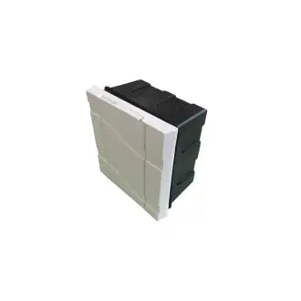 Quadro Disjuntor Pvc Embutir 8 Branco / 6 Preto Branco Thompson