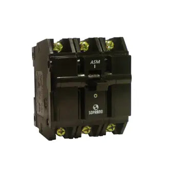 Disjuntor Tripolar 50A Preto Soprano