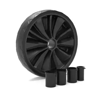 Roda Carrinho De Armazém C/5 Eixos Fb Pneus
