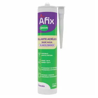 Cola Silicone Base D´Água 430G Branco Afix