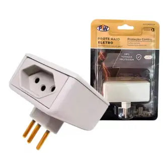 Pino Protetor Raio/Surto 3P 10A Dps Tomada 127V