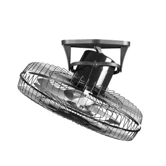 Ventilador Teto 50Cm Preto 360 Graus Ventidelta Bivolt