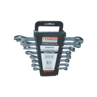 Chave Combinada 06 A 17Mm 08 Peças Starfer