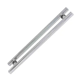Puxador Porta Tubo Inox Duplo 1"X100x80
