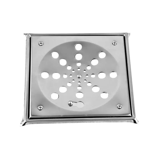 Grelha Quadrada Rotativa Inox C/Caixilho 15X15