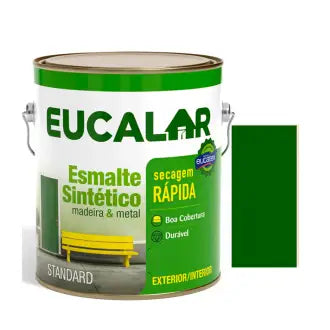 Esmalte 1/4X6 Eucalar Brilhante Verde Folha