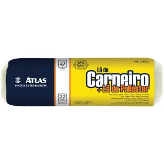 Rolo Lã Mista 23Cm S/Suporte Atlas 228/22