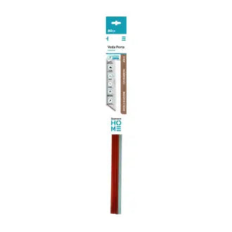Veda Porta Pvc 80Cm Marrom Adesivo