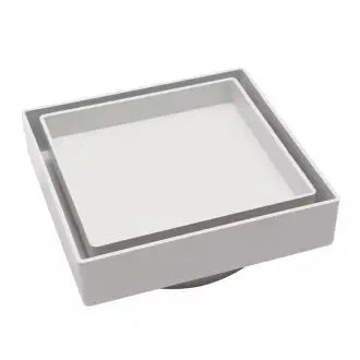 Ralo Invisível 10X10cm Branco Sslares C6