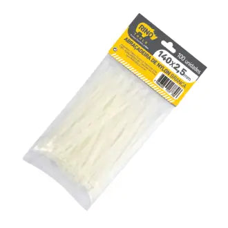 Abraçadeira Nylon 280Mmx3,5 Branca Rino En C100