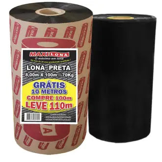 Lona Preta Maxilona 8X100 Ref.150 70Kg