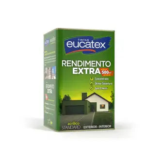 Tinta Acrílica Eucatex Externo/Interno Bianco Sereno Rendimento Extra 18L