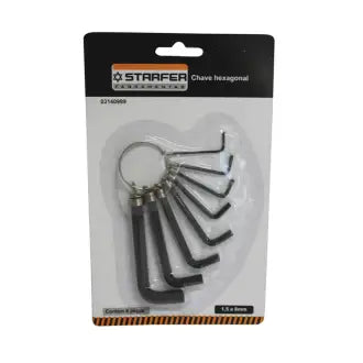 Chave Allen 8 Peças 1,5 A 8Mm Starfer