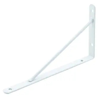 Suporte Prateleira 30Cm Branco Mão Francesa Forte Podium