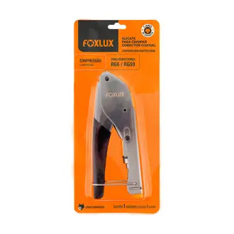 Alicate Crimpar Terminal Coaxial Foxlux