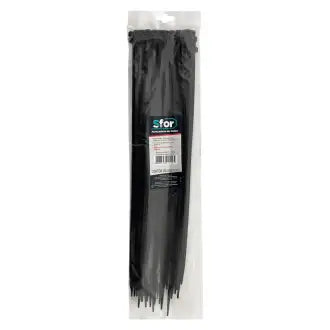 Abraçadeira Nylon 400Mmx4,5 Preta Sfor C100