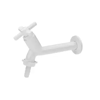 Torneira Tanque Abs Branco 15Cm Sicília Herc