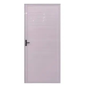 Porta Alumínio Lado Direito C/Lambril 80X210 Branca Esquadrivax