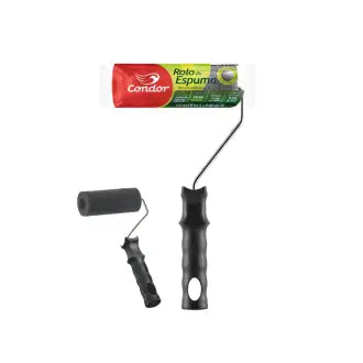 Rolo Espuma Poliéster 09Cm C/Suporte Condor 8094