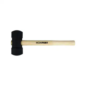 Martelo Borracha 40Mm Preto Momfort C6