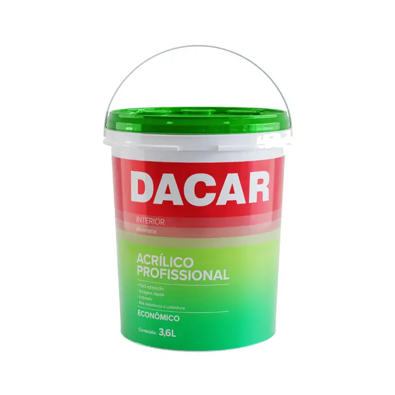 Tinta Acrílico Dacar Profissional Interior 18L Erva Doce